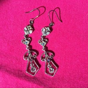Sparkle-fest dangle earrings!!